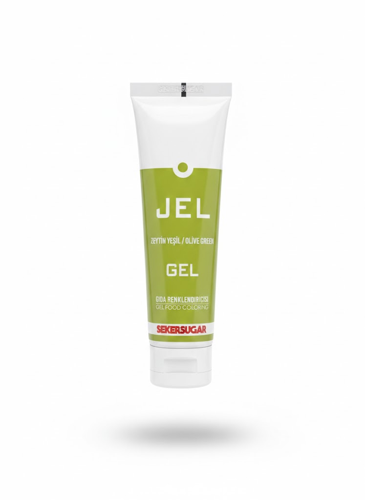 جل ملون أخضر